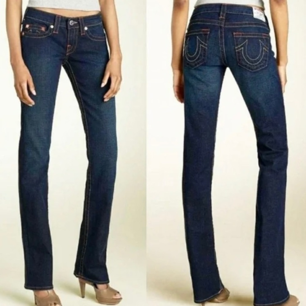 True Religion Johnny Straight Leg Stretch Jean